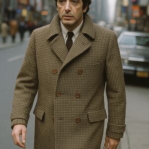 San Remo custom Made Italian Wool‎ Coat Made For A Restaurenter with The BEAR